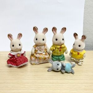 Calico Critter Rabbit Family
